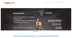 Desktop Screenshot of posizionamentosugoogle.com